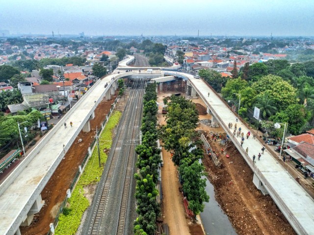 Pembangunan Flyover Tapal Kuda Lenteng Agung Capai Tanjung Barat