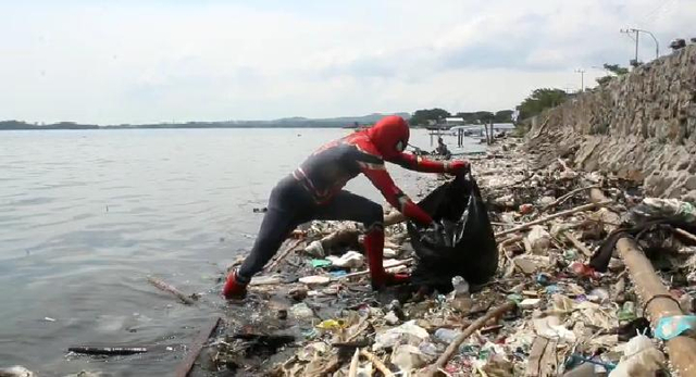 Spiderman Dari Parepare Pungut Sampah Dan Tanam Pohon Di Hari Bumi