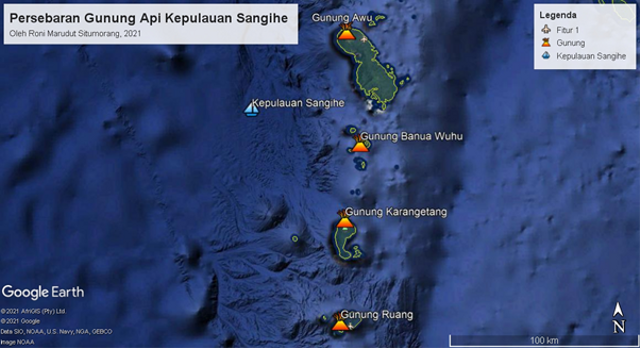 Fakta Menarik Gunung Api Bawah Laut Di Utara Indonesia Gunung Banua