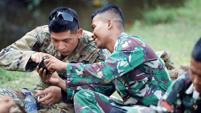 Kala Tentara AS Terkesan Dengan Keramahan Prajurit TNI Saat Latihan