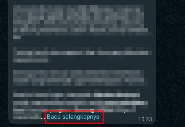 Cara Membuat Baca Selengkapnya Di WA Tanpa Aplikasi Kumparan