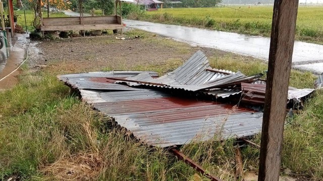 Sebanyak 13 Rumah Di Aceh Tenggara Rusak Akibat Diterjang Angin Kencang