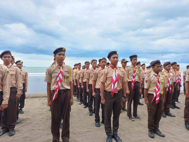 Kepala Lapas Batang Ikuti Upacara Pembukaan Kemah Bakti Pramuka Tahun