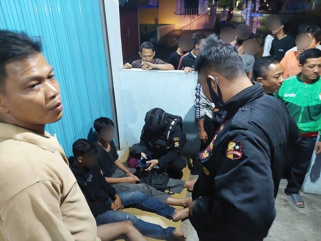 Diduga Hendak Tawuran Belasan Anggota Geng Motor Di Bandar Lampung