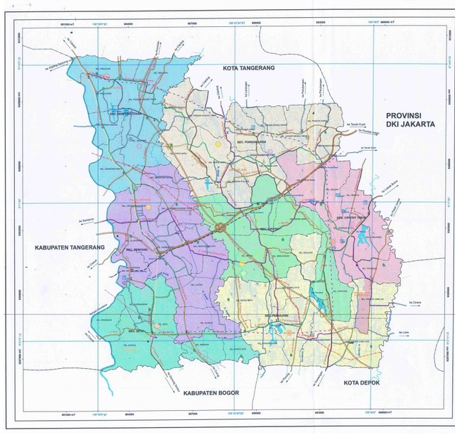 Mengenal Peta Kota Tangerang Dan Daftar Kecamatannya Kumparan