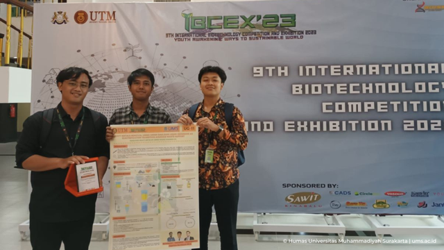 Keren Mahasiswa UMS Sabet Bronze Medal Award Pada Ajang IBCEX 2023 Di