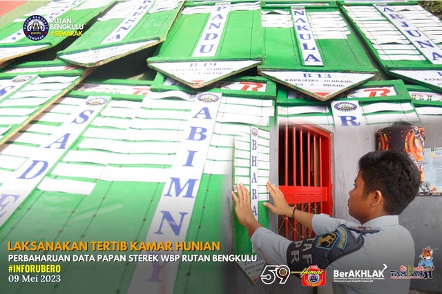 Kp Rutan Bengkulu Perbarui Papan Sterek Wbp Kumparan