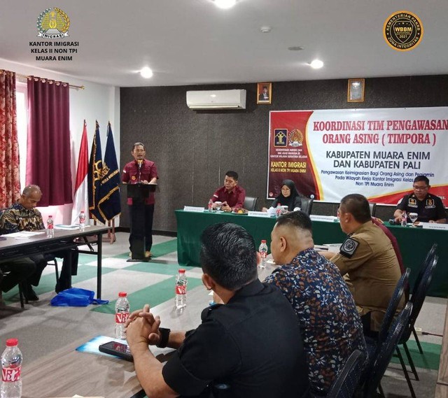 Imigrasi Muara Enim Gelar Rapat Tim Pora Muara Enim Dan Pali Tahun