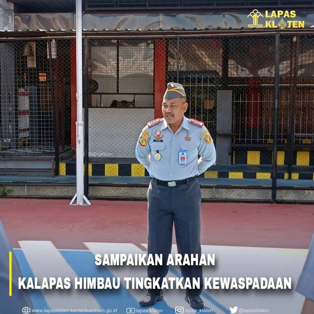 Sampaikan Arahan Kalapas Himbau Tingkatkan Kewaspadaan Kumparan