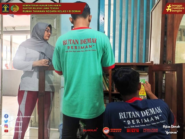 Tingkatkan Literasi Wbp Rutan Demak Hadirkan Perpustakaan Kumparan