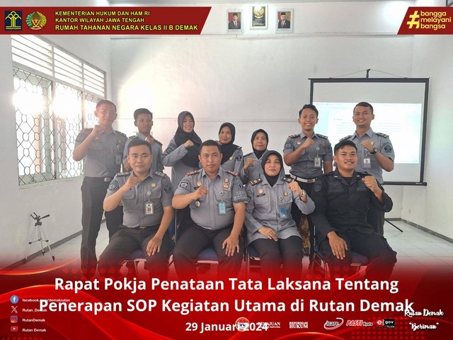 Rapat Pokja Tata Laksana Rutan Demak Bahas Sop Kumparan