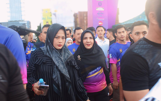 Wali Kota Bandar Lampung Hadiri Bhayangkara Run 2024 Di Depan Tugu