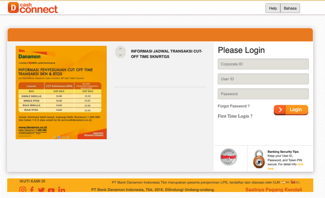Cara Cetak Rekening Koran Danamon Online Melalui Danamon Cash Connect