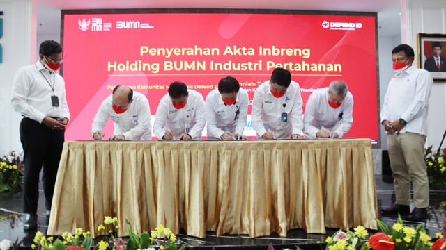 PT Len Industri Resmi Pimpin Holding BUMN Industri Pertahanan Defend ID