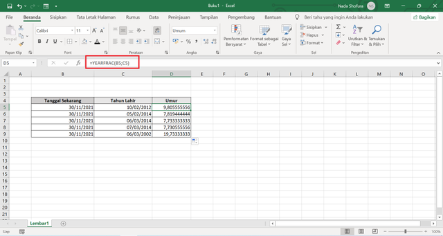 Cara Menghitung Umur Di Excel 2016 Kumparan