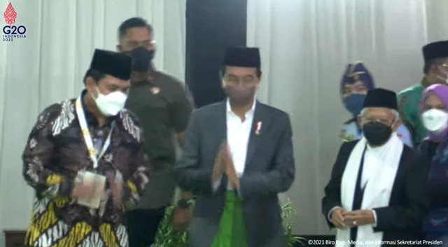 Jokowi Buka Muktamar Terima Kasih NU Ajak Warga Vaksinasi Dan Kawal