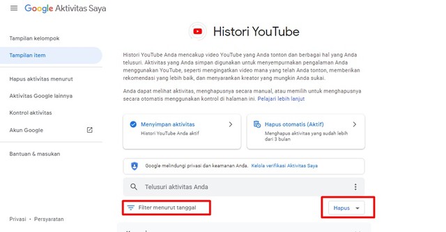 Cara Menghapus History Youtube Di Laptop Dan Hp Kumparan