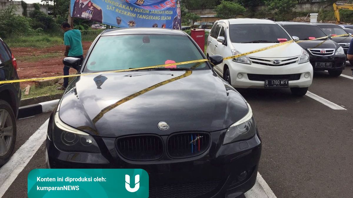 Polres Tangerang Selatan Sita 13 Mobil Karena Kredit Macet Kumparan Com