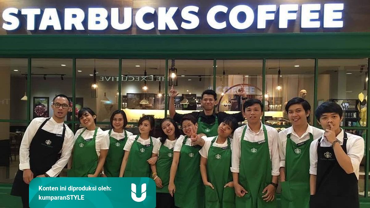 Ini Arti Warna Pada Celemek Barista Starbucks Kumparan Com