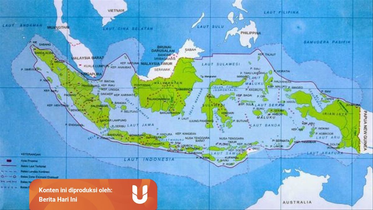Batas Batas Wilayah Indonesia Secara Geografis Kumparan Com