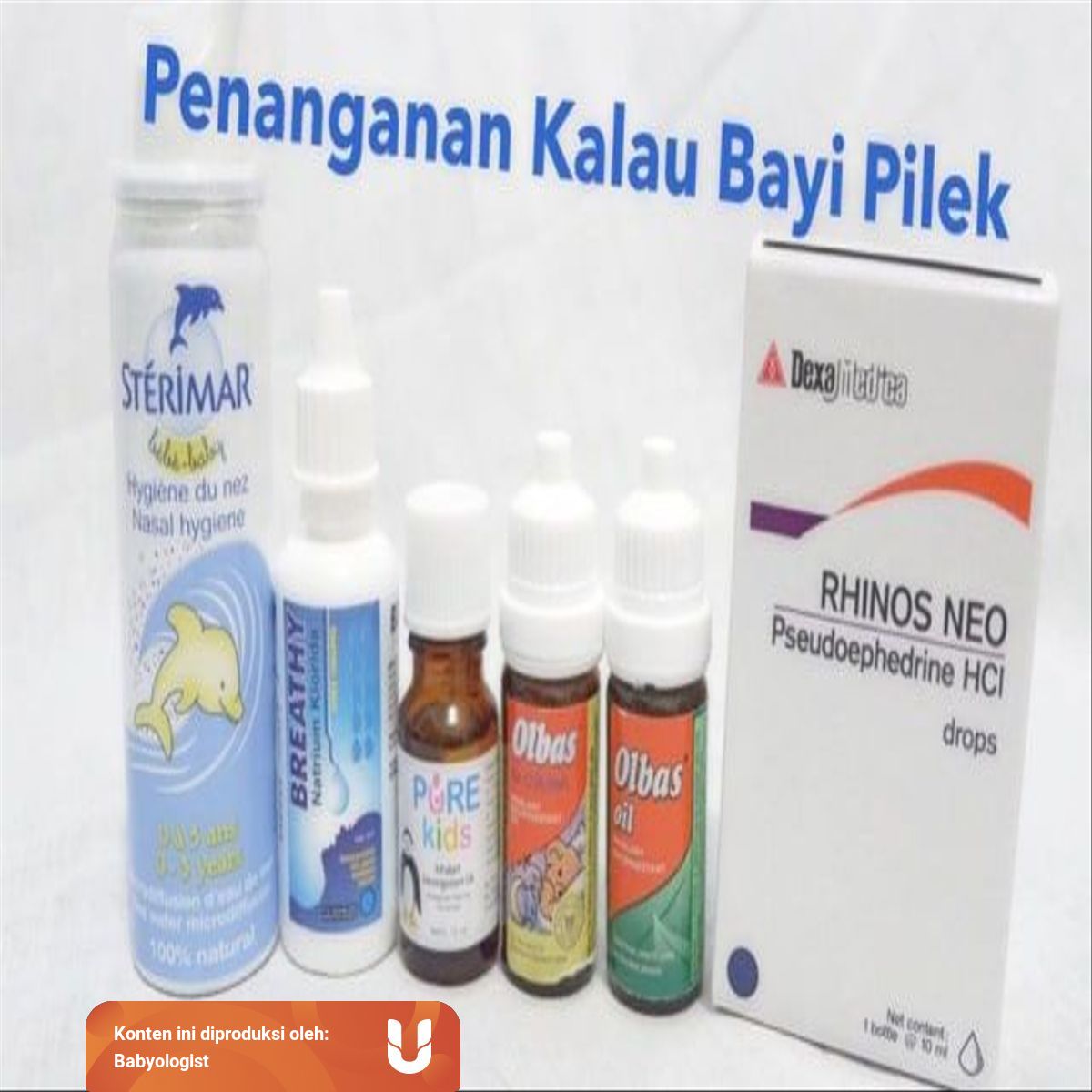 Penanganan Kalau Bayi Pilek Kumparan 