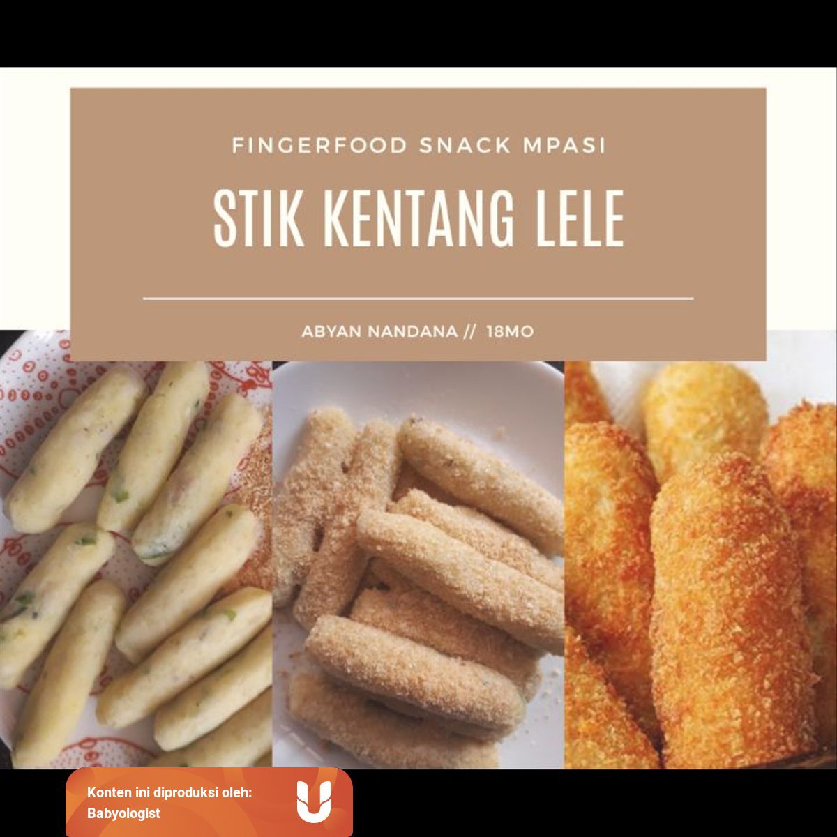 Snack Mpasi Finger Food Stik Kentang Lele Kumparan Com