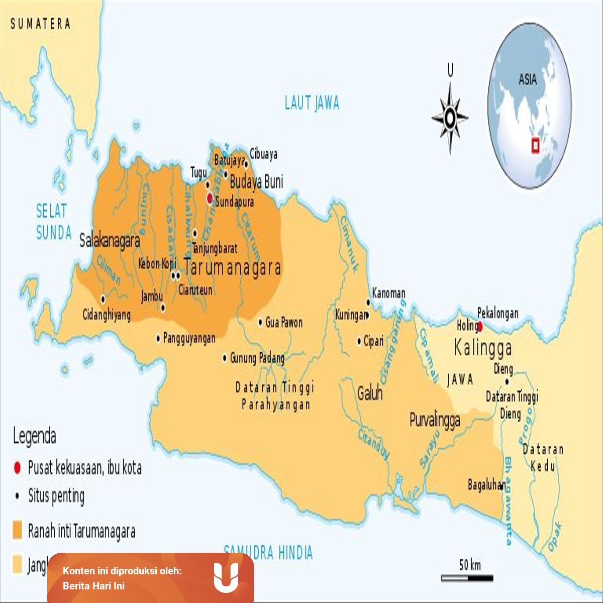 7 Prasasti Bukti Berdirinya Kerajaan Tarumanegara Kumparan Com