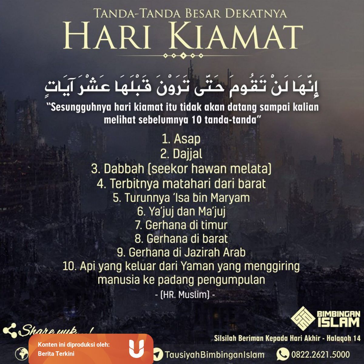 Dalil Tentang Hari Akhir Jangan Diabaikan Kumparan 