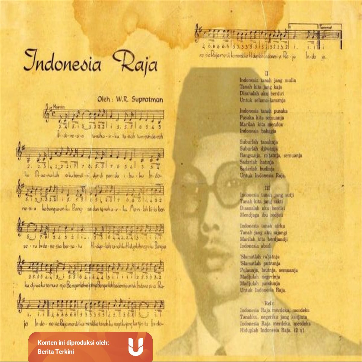 Pencipta Lirik Lagu Indonesia Raya Yang Harus Anda Tahu Kumparan Com