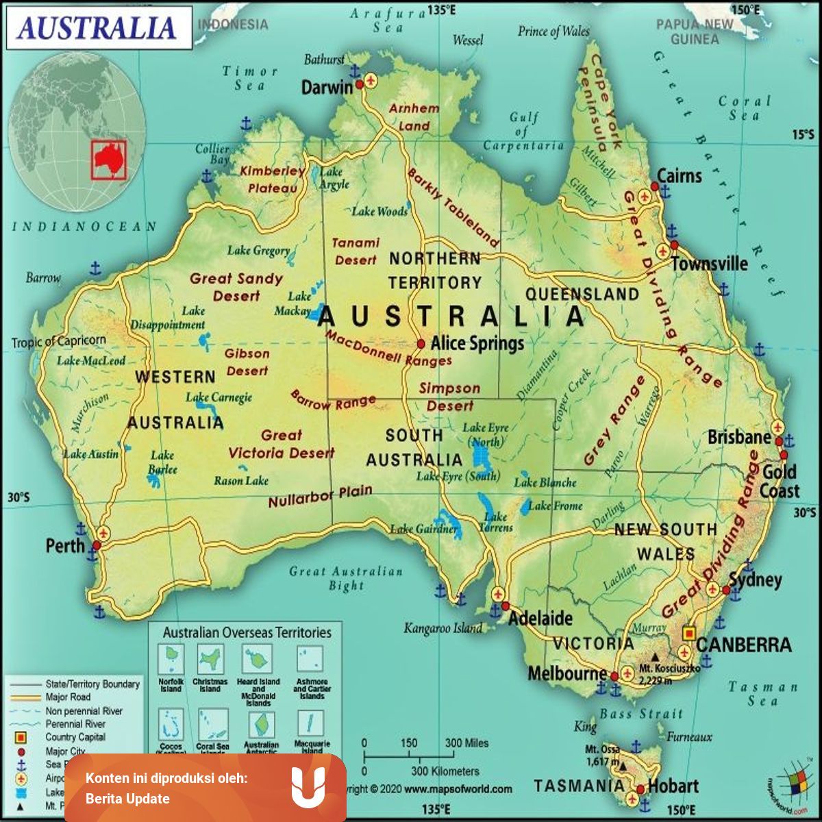 Benua Australia Punya Ciri Khas Dan Karakteristik Seperti Ini Kumparan Com