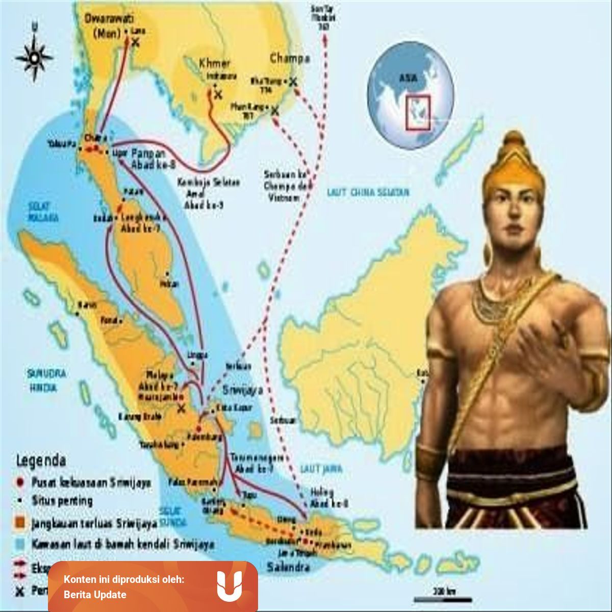 Kerajaan Sriwijaya Intip Peninggalan Atau Prasastinya Kumparan Com