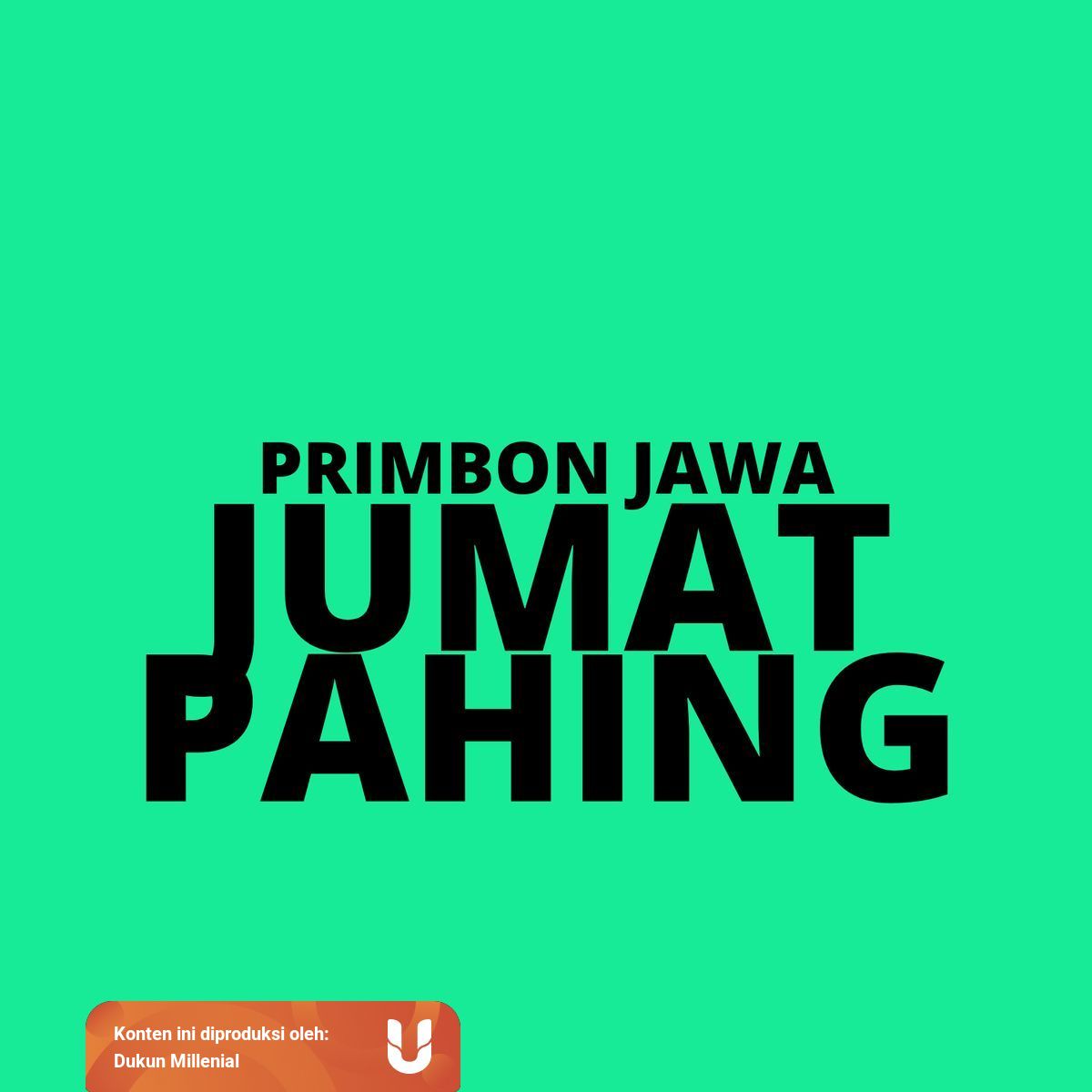 Primbon Jawa Jumat Pahing Kumparan Com