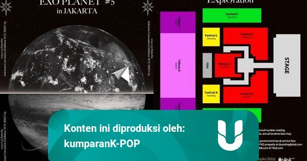 Ini Harga Tiket Dan Seat Plan Konser Exo The Exploration Di Jakarta Kumparan Com