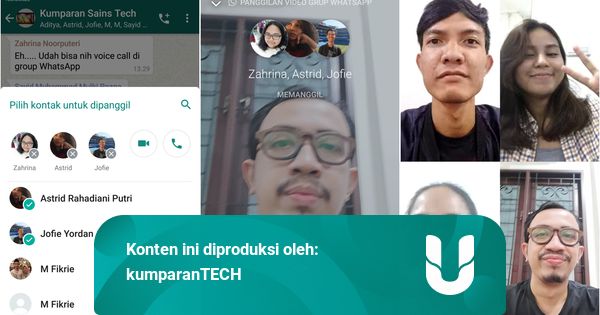 Cara Video Call Grup Whatsapp Android