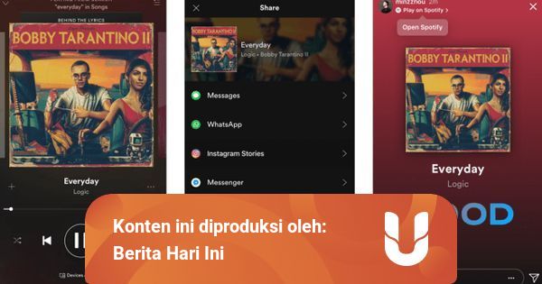 Cara Share Lagu Spotify Ke Instagram Stories Kumparan Com