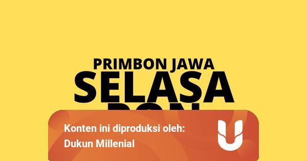 Primbon Jawa Selasa Pon Kumparan Com
