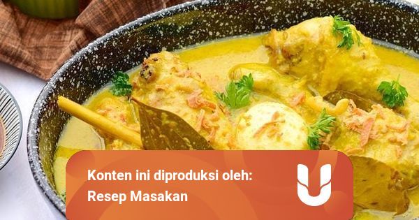 Opor Ayam Tahu Dengan Bumbu Kuning Kumparan Com