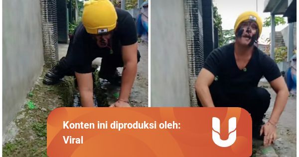 Demi Konten, Pria Ini Kotori Wajahnya dengan Lumpur ...