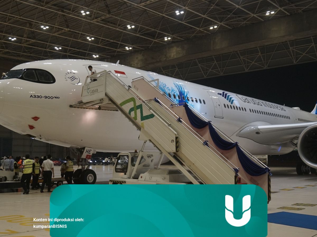 Foto Melihat Pesawat Baru Airbus A330 900 Neo Milik Garuda Indonesia Kumparan Com