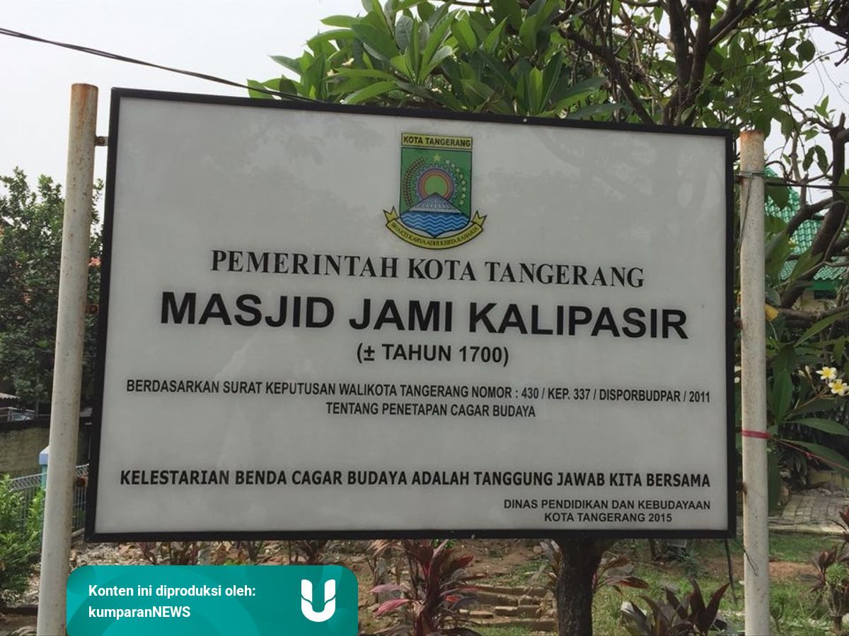 Menengok Masjid Jami Kalipasir Di Tangerang Yang Bergaya Jawa China Kumparan Com