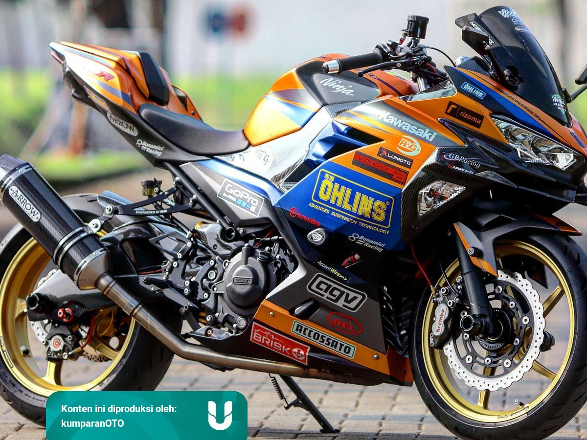 Inilah Modifikasi Hedon Kawasaki Ninja 250 Dengan Modal Rp 200 Juta Kumparan Com