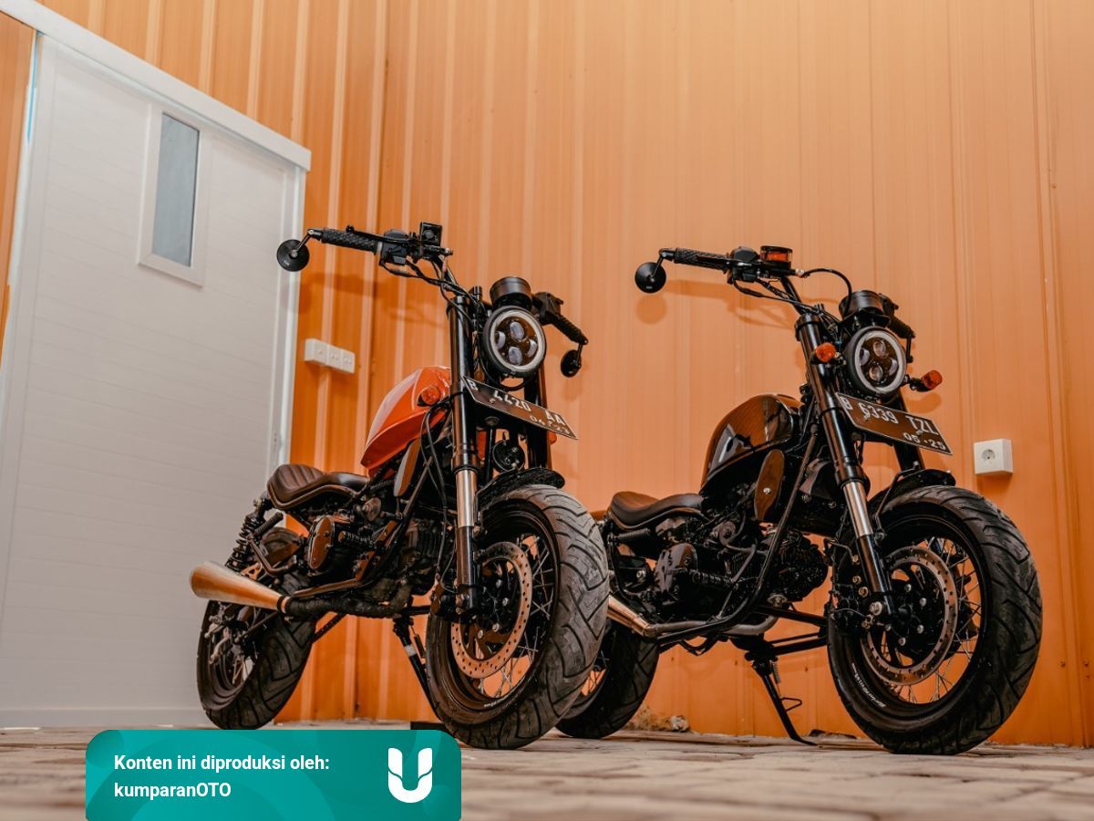 Modifikasi Motor Bebek Pengangkut Galon Jadi Monkey Bobber Segini Biayanya Kumparan Com