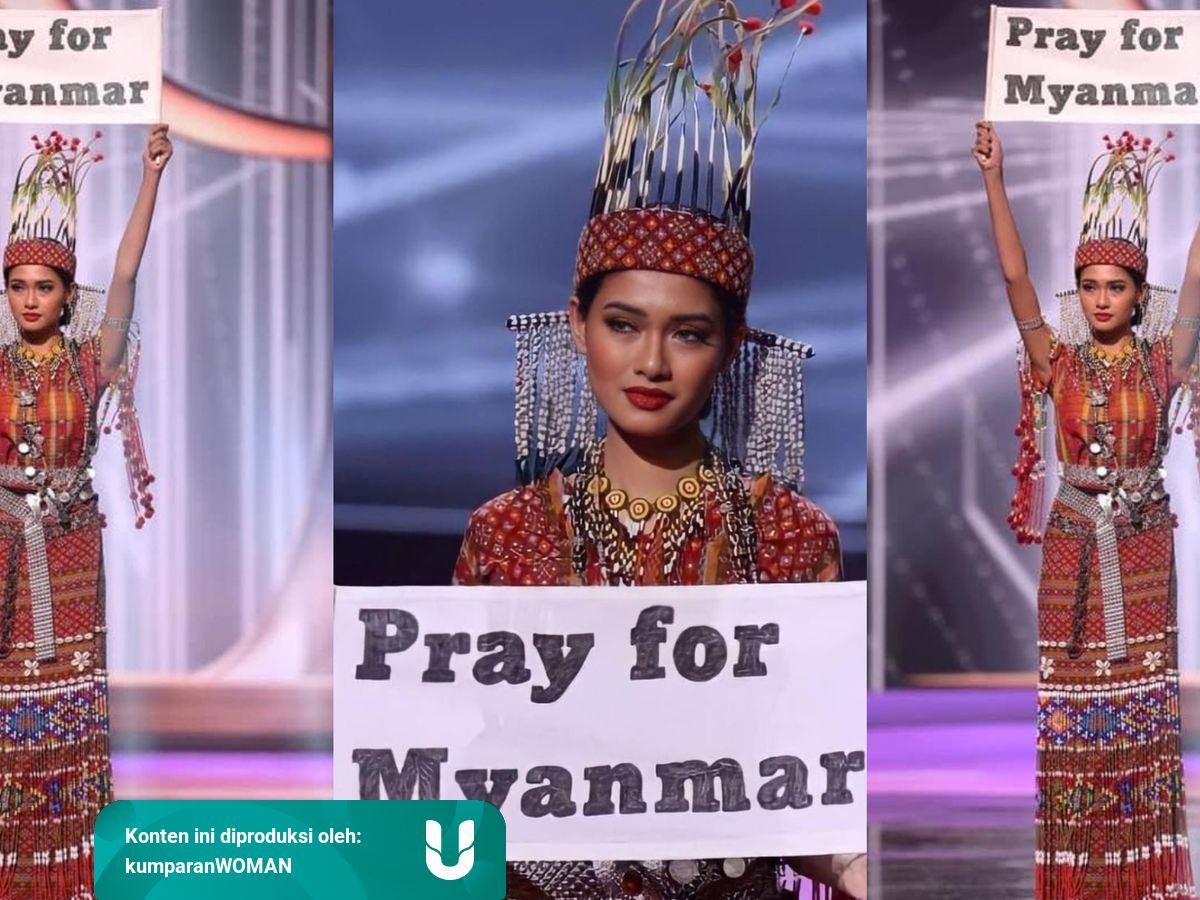 Kisah Pilu Miss Myanmar Yang Harus Pinjam Kostum Di Ajang Miss Universe 2020 Kumparan Com