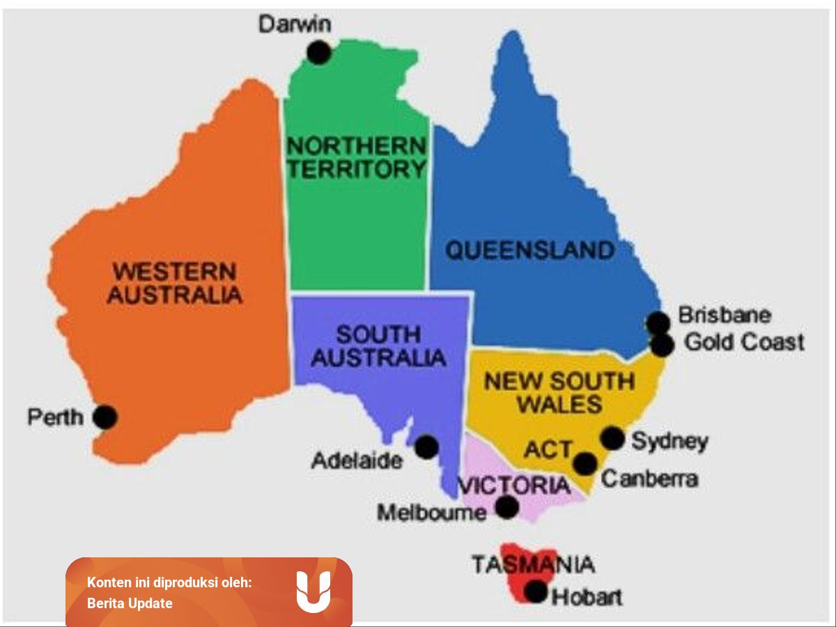 Ibukota australia terdapat di kota