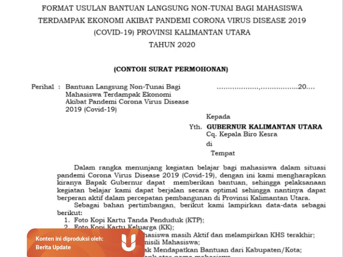 Contoh Surat Permohonan Yang Benar Dan Pengertiannya Kumparan 