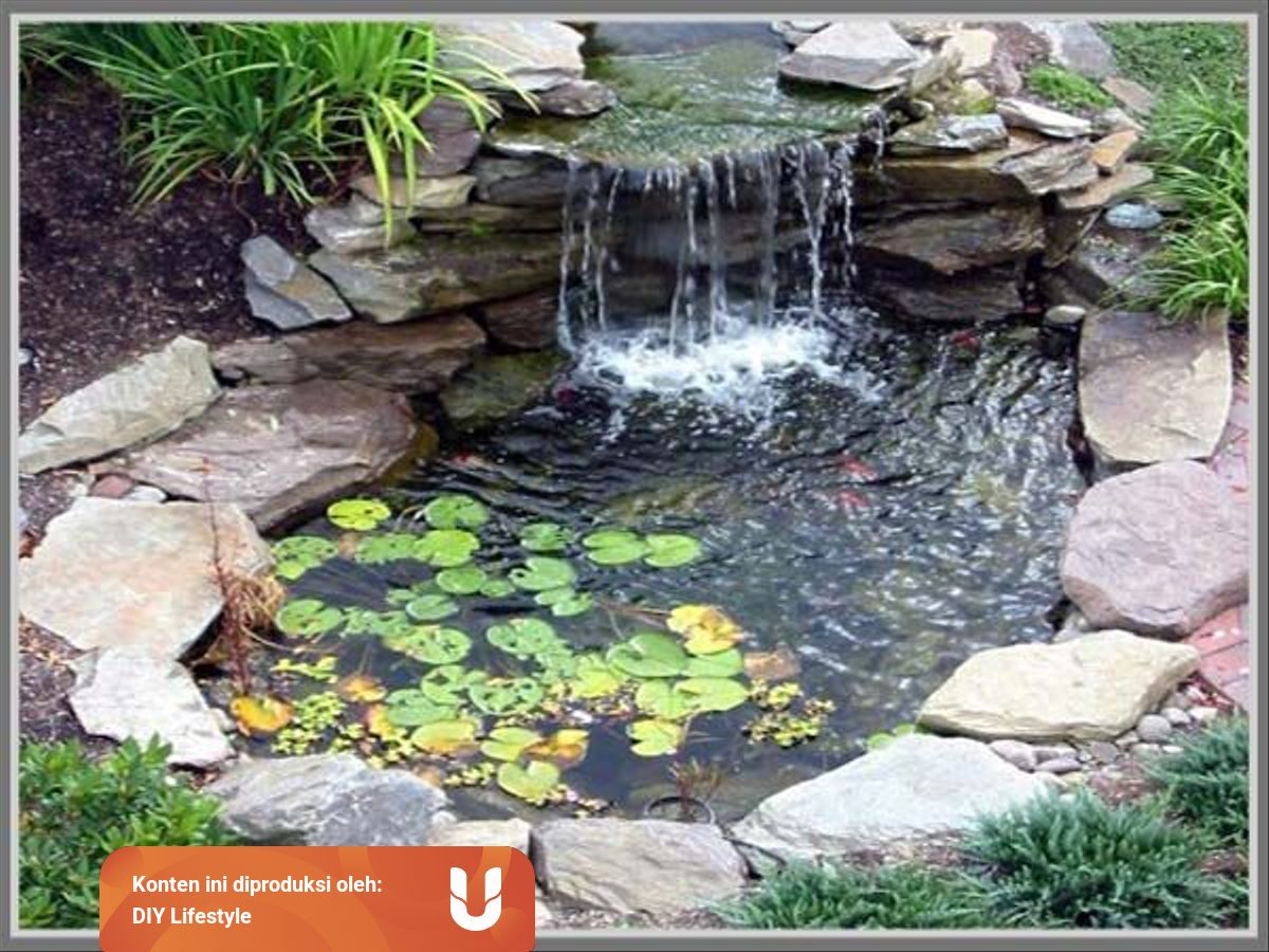 Yuk Percantik Rumahmu Dengan Diy Kolam Air Terjun Di Depan Rumah Kumparan Com