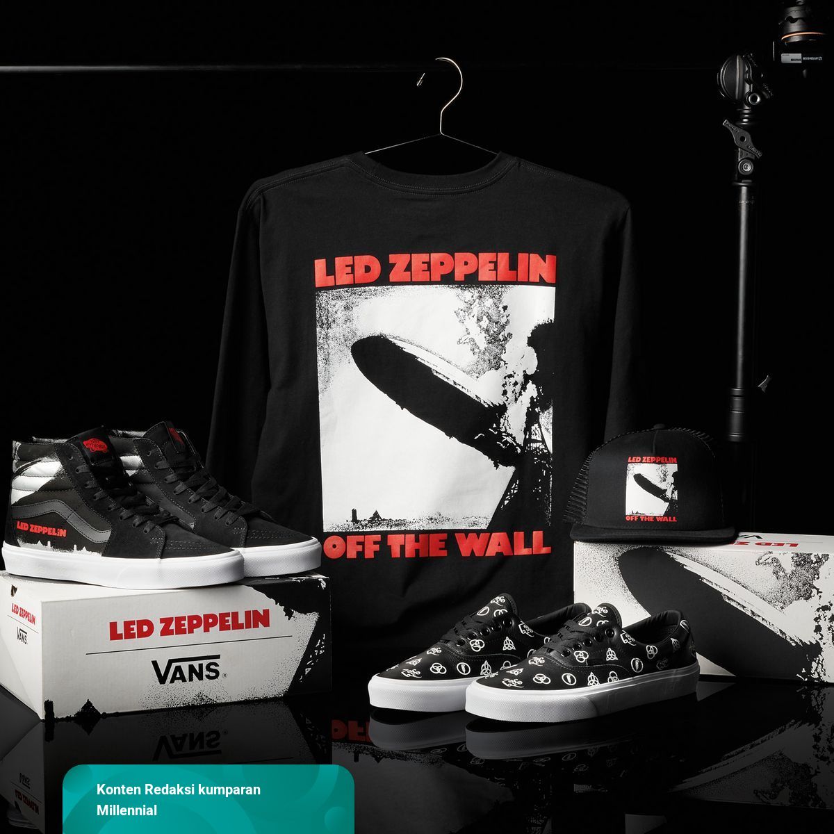 vans led zeppelin hat