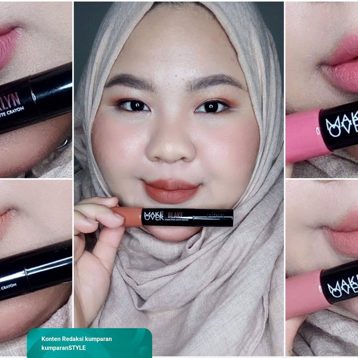 make over crayon lipstick