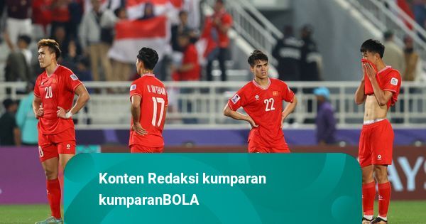 Kesedihan Pemain Vietnam Usai Keok dari Timnas Indonesia di Piala Asia