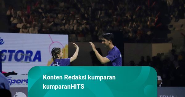 Foto: Ziva dan Arya Saloka Menang Atas Pasangan Malaysia di Tepok Bulu 2023